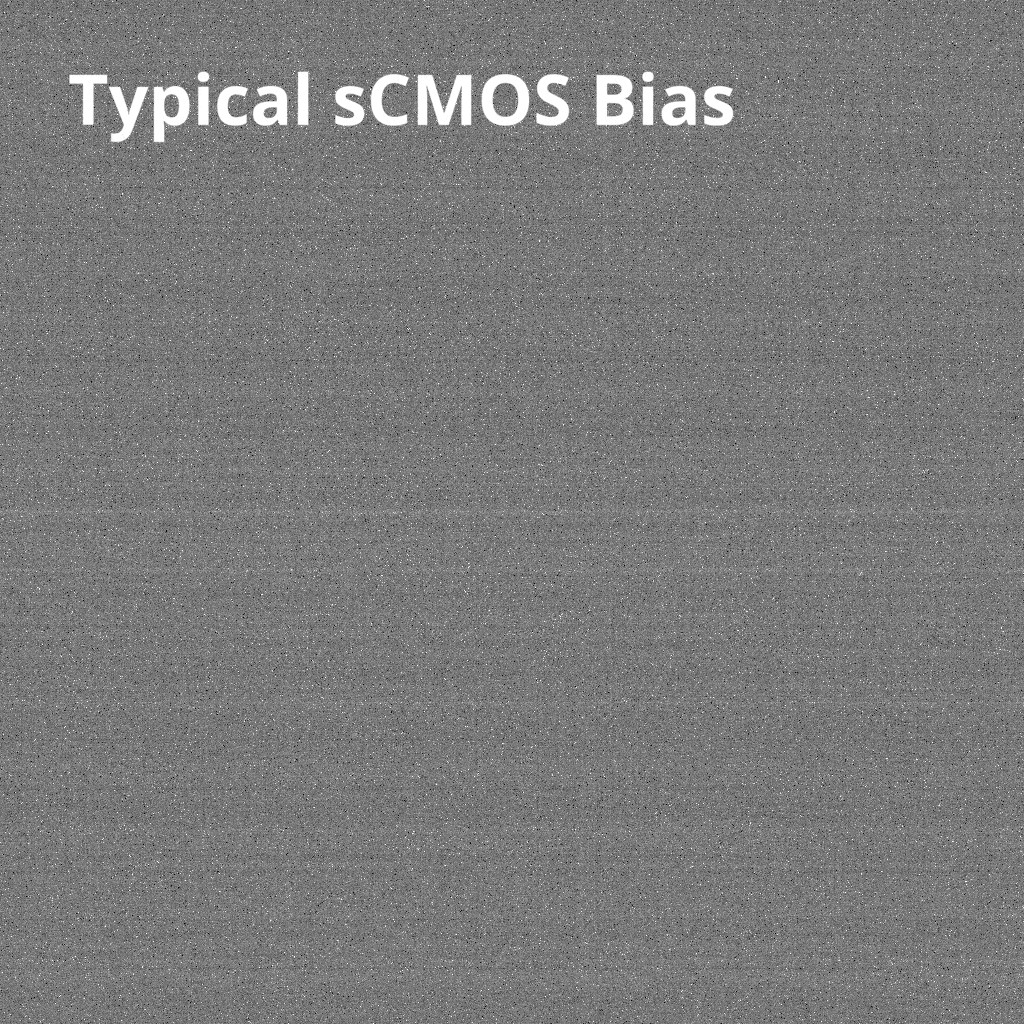 Typical sCMOS-bias