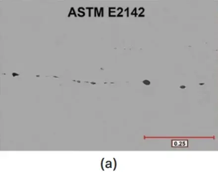 ASTM E2142 夾雜物分析 - 圖片 A